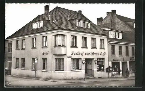 AK Altenkirchen /Westerwald, Gasthof und Cafe zur Krone