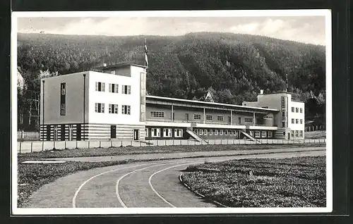 AK Bad Blankenburg /Thür. Wald, Turnerschafterhaus