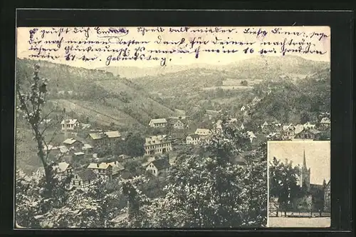 AK Schaala b. Rudolstadt, Kirche, Teilansicht