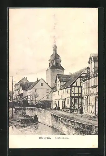 AK Bebra, Kirchenmotiv am Fluss