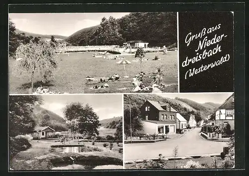 AK Niederdreisbach /Westerwald, Gasthof und Pension Niederdreisbacher Hof