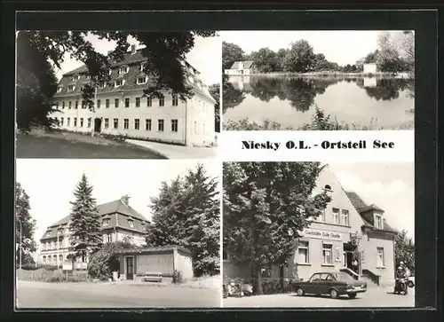 AK Niesky /Oberlausitz, Ortsteil See, Gasthaus Gute Quelle