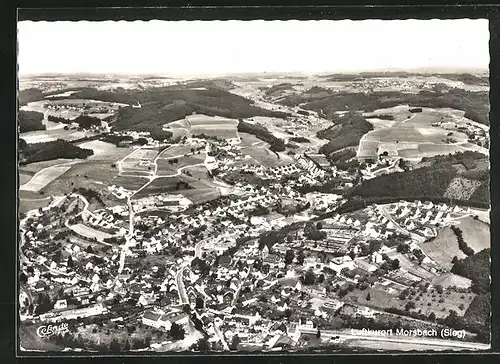 AK Morsbach /Sieg, Fliegeraufnahme des Luftkurortes