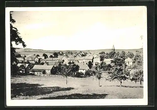 AK Kroppach /Westerwald, Ortspartie aus der Vogelschau