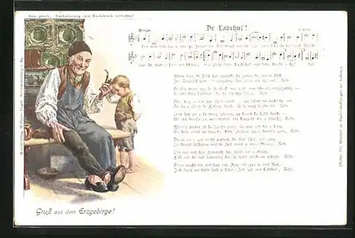 AK Lied De Ladrhuf`!, Grossvater mit Enkel