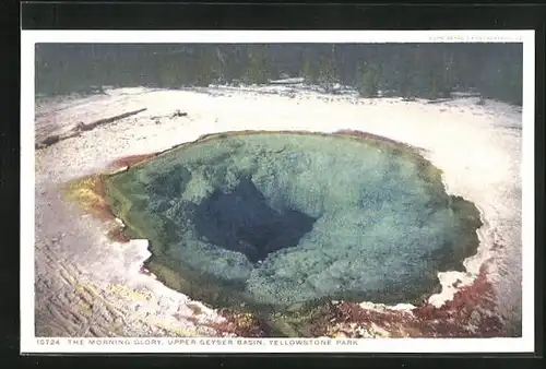 AK Yellowstone Park, The Morning Glory, Upper Geyser Basin, Geysir