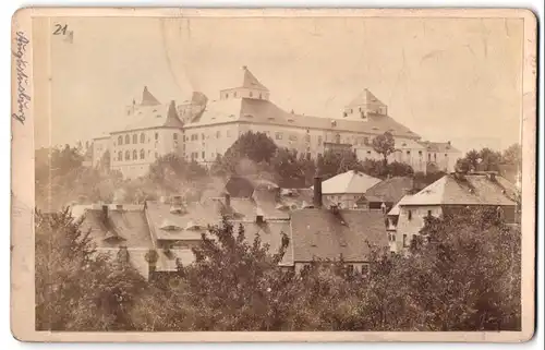 Fotografie unbekannter Fotograf, Ansicht Augustusburg, Schloss Augustusburg, Jagdschloss der sächsischen Kurfürsten
