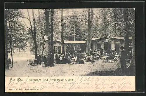 AK Freienwalde, Restaurant im Wald