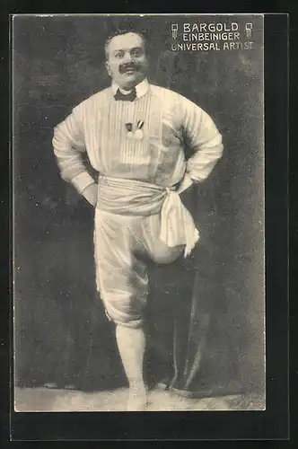 AK Bargold, Einbeiniger Universal Artist, Behinderter, Variete