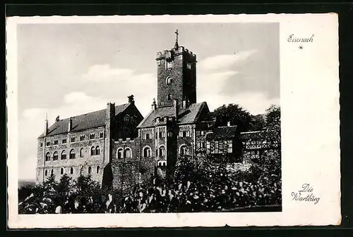 AK Eisenach, Blick zur Wartburg