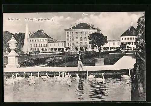 AK München, Schloss Nymphenburg