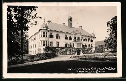 AK Dolni Rozinka, Skolni Ozdravovna Csek, Domov Hany Kucerove