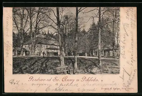 AK Pohled, Sv. Anny, Pavillon am Landschloss