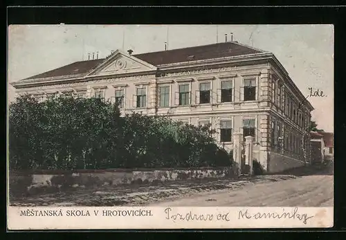 AK Hrotovice, Mestanska Skola