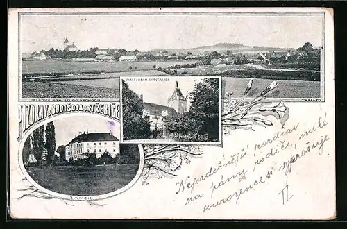 AK Budisov, Celkovy Pohled, Farni Chram Sv. Gotharda, Zamek