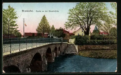 AK Bramsche, Partie an der Hasebrücke