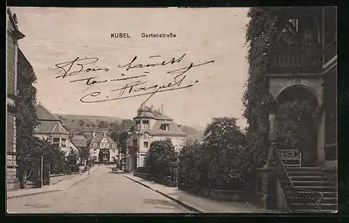 AK Kusel, Villen in der Gartenstrasse