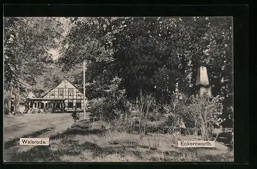 AK Walsrode, Eckernworth, am Gasthaus