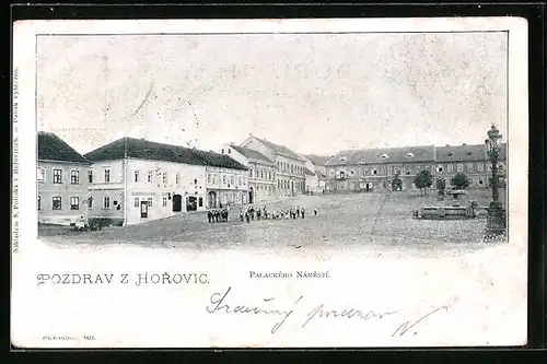 AK Horovice, Palackeho Namesti, Monument