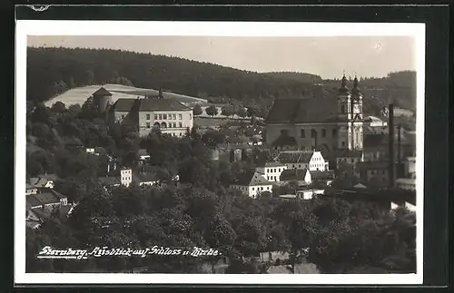 AK Sternberg, Ausblick auf Schloss und Kirche