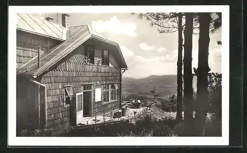 AK Trojanovice, Frankstadt u.d.R., an der Hütte am Jawornik