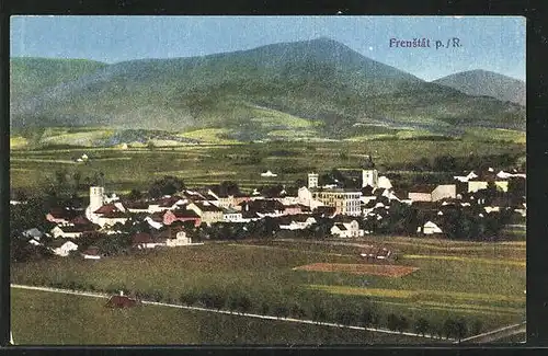 AK Frenstat p. Radh., Generlansicht der Stadt