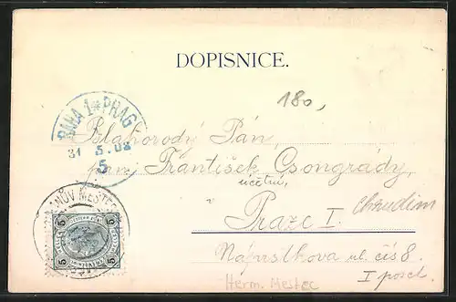 AK Herm. Mestec, Sanatorium, Statecek, Klece