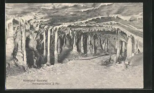 AK Rübeland im Harz, die 2. Abteilung in der Hermannshöhle