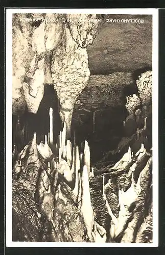 AK Rübeland im Harz, Hermannshöhle, in der Kristallkammer