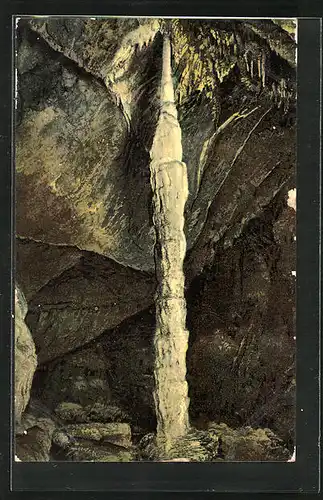AK Iserlohn, die Palmengrotte in der Dechenhöhle