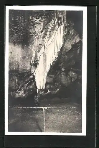 AK Trieste, R.R. Grotte di Postumia Presso Trieste, La Grande Cortina, Höhle
