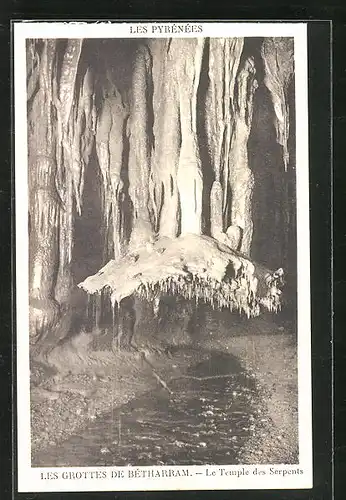 AK Betharram, Les Pyrenees, Les Grottes, Le Temple des Serpents, Höhle