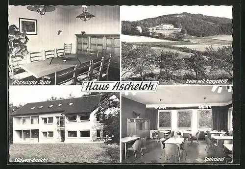 AK Ascheloh / Westf., Ev. Jugendfreizeitheim Haus Ascheloh, Mehrfachansichten