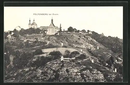 AK Znaim, Blick auf Pöltenberg
