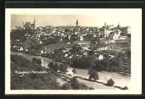 AK Znaim, Panoramablick auf die Stadt