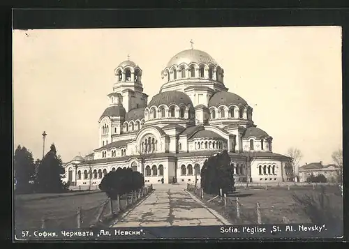 AK Sofia, l'Eglise St. Al. Nevsky