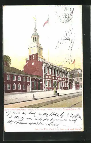 AK Philadelphia, Independence Hall, Chestnut Street Front