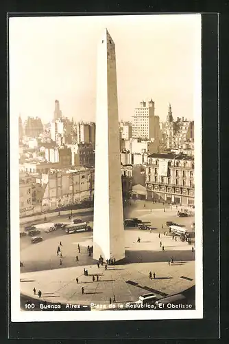 AK Buenos Aires, Plaza de la Republica, El Obelisco