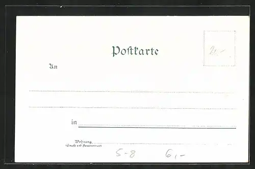 Lithographie Rüdesheim, National-Denkmal auf dem Niederwald, Ortsansicht, Blick nach Bingen, Rheinpartie