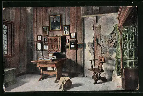 AK Eisenach, Wartburg, Lutherstube