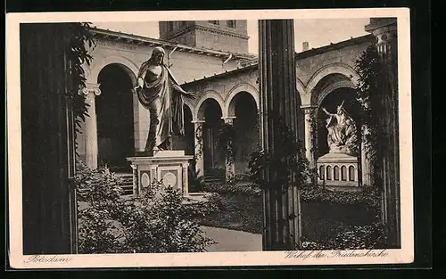 AK Potsdam, Vorhof der Friedenskirche