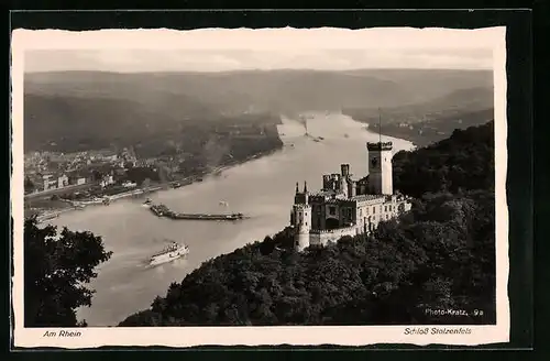 AK Stolzenfels, Schloss Stolzenfels über dem Rhein
