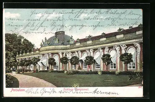 AK Potsdam, Schloss Sanssouci