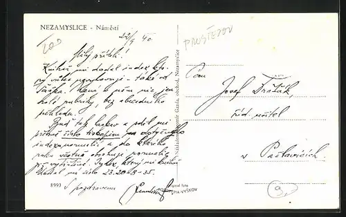 AK Nezamyslice, Námestí