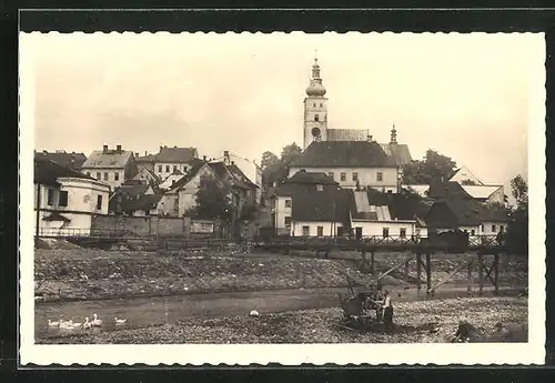 AK Freiberg, Blick zur Kirche