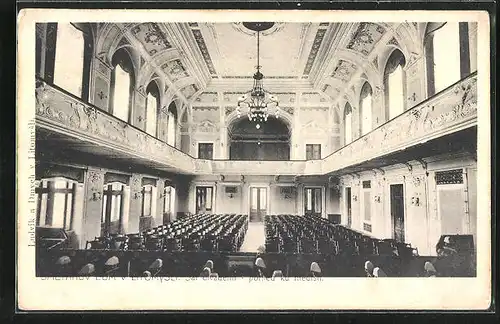 AK Leitomischl / Litomysl, Innenansicht eines Gebäudes