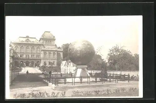 AK Leitomischl / Litomysl, Denkmal Jan Amos Komenský