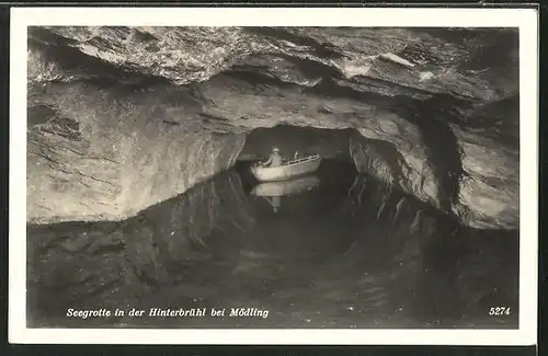 AK Mödling, Seegrotte in der Hinterbrühl