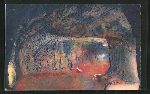 AK Saalfeld / Thür., Feengrotten m. linker Quellgrotte