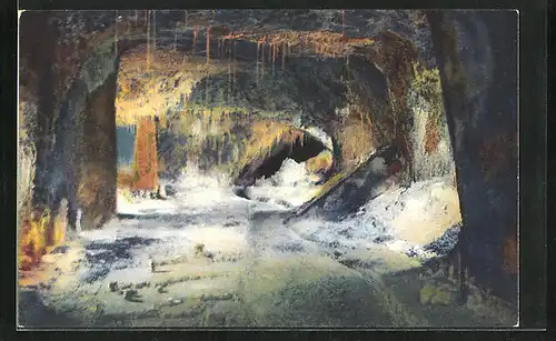 AK Saalfeld / Thür., Feengrotten m. Märchendom